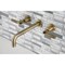 Kingston Brass KS8023KL Two-Handle Wall Mount Tub Faucet, Antique Brass KS8023KL - alternate 4